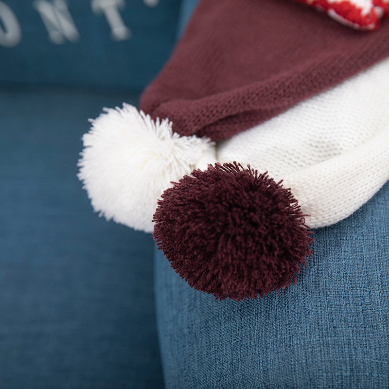 2022 Wholesale Autumn Winter Men Women Knitted Beanie Hats And Scarf Sets Winter Beanie Hat with POM POM