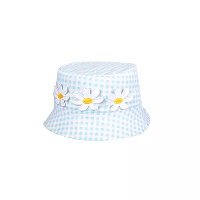 Wholoesale Custom Baby Bucket Hats 100% Cotton Baby Bucket Hats
