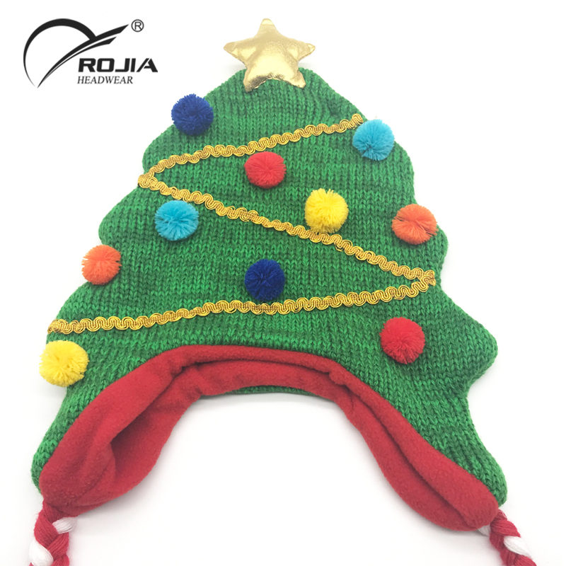 Child Christmas Tree Santa Clause Hat Cap Christmas Christmas Cap Hat