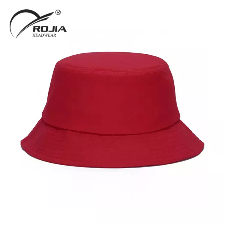 Low MOQ Fashion Blank Bucket Hat Cotton Bucket Hat
