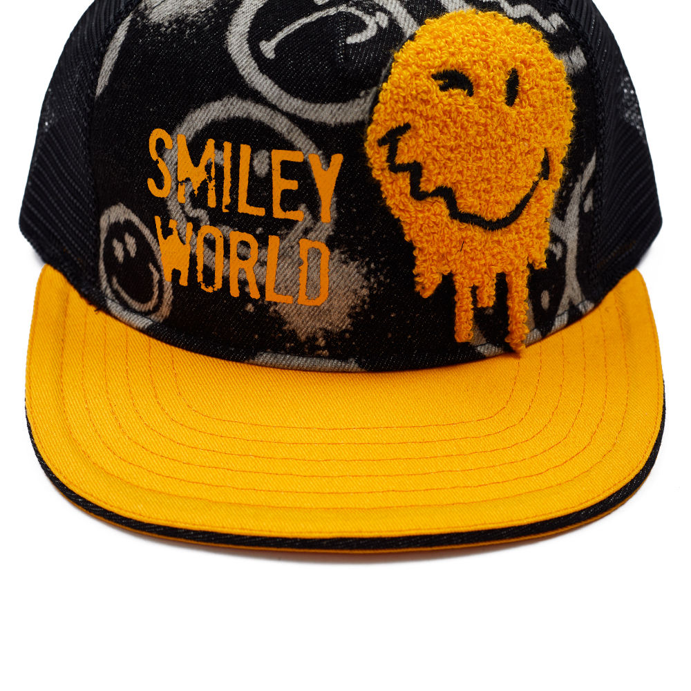 Custom Golf Cap Adjustable Snapback Mesh Trucker Hat with Rope Design Custom Golf Cap Mesh Trucker Hat with Embroidered Logo