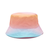 Wholesale Gradient Color Ramp Bucket Cap for Women man Custom Logo 3D Embroidery Summer Sun Cap Casual Fashion Beach Wear