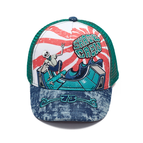 High Quality Custom Printed Logo 100 Polyester Truck Mesh Cap 3d Puff Print 3D Embroidered logo Foam Trucker Hats