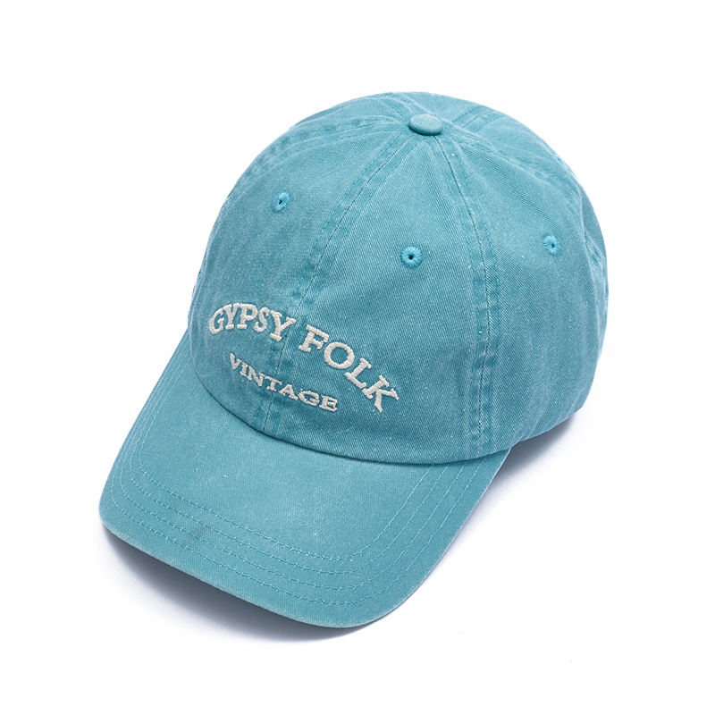 Custom Logo Unisex Vintage Distressed Denim Sport Hats Wholesale Unstructured Soft Washed Cotton Dad Baseball Caps