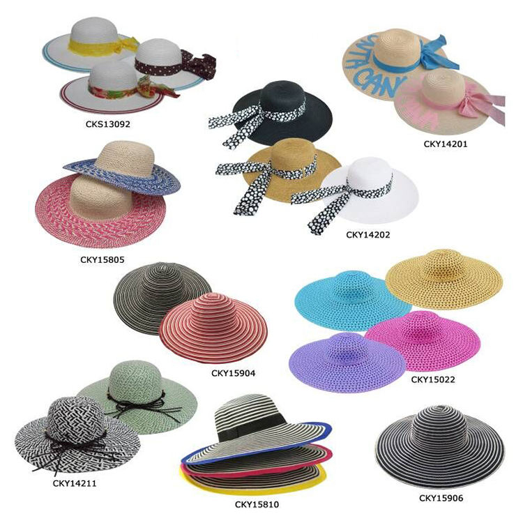 China Hot Selling Custom Straw Hat Beach Straw Hat