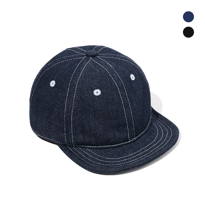 Wholesale Washed Cotton Sun Hat Custom LOGO Cowboy Soft Top Sunscreen Baseball Cap