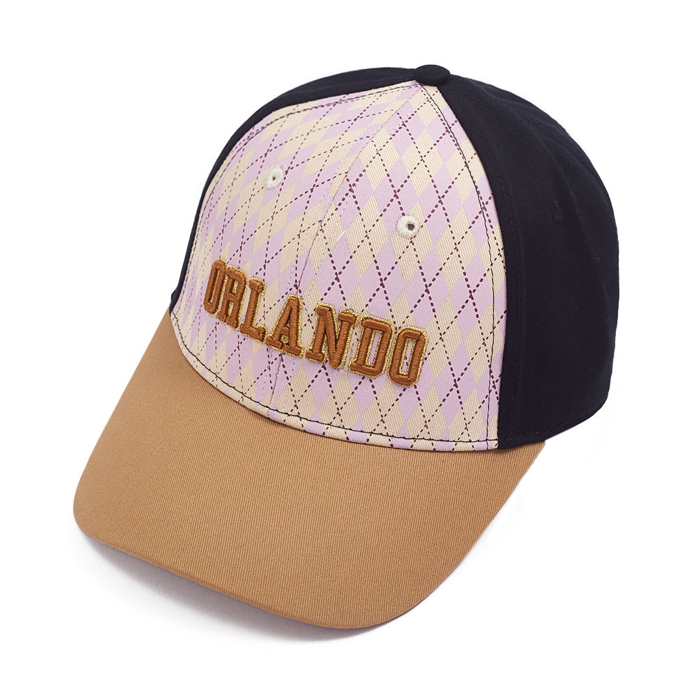 5-Panel Baseball Embroidered Cap Sporty Formal With Fabric Features Printed Pattern