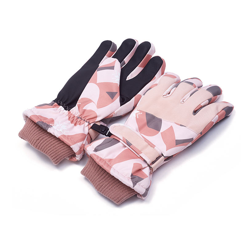 Warm Winter Gloves for Men and Women Skiing Gloves With Split Fingers and Waterproof for Children Waterproof Anti Slip Gloves