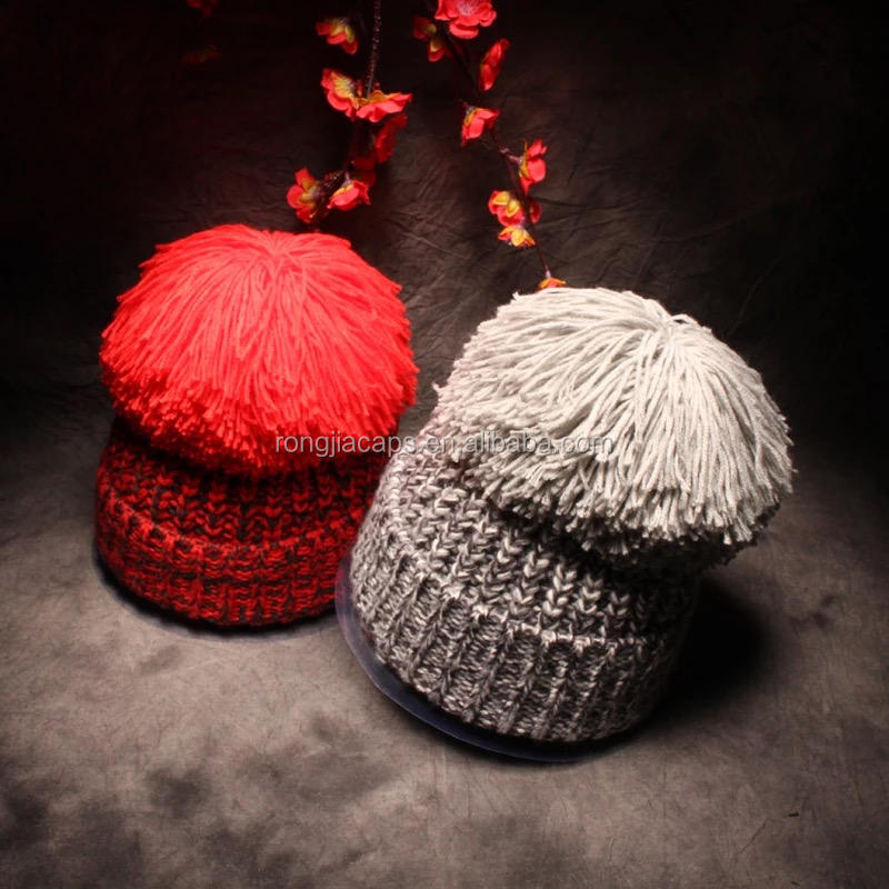 Pom Pom Making Ladies Designer Custom Knitted Beanie