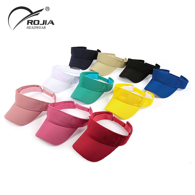 High Quality Empty Top Hat Golf Embroidered Sun Visor