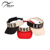 Custom Logo Quick-Drying PVC Sun Visor Lightweight Breathable Sun Sports Hat