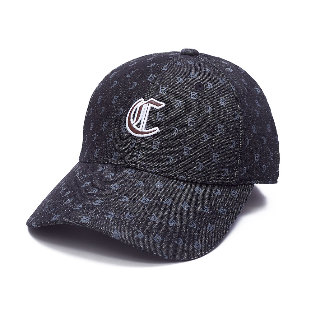 Custom 5 Panel Curved Brim Structured Baseball Cap Oxford Fabric with Embossed Logo Checkered Dot Fruit Patterns