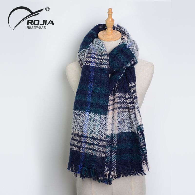 Fashion Print Men Women Cashmere Cotton Knitted Winter Riding Shawl Scarf