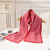 High Quality Goods Houndstooth Weave Excellent Texture Cashmere Winter Knitted Wool Scarf Shawl Custom