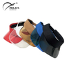 High Quality Adult Sun Hat Caps Green Multicolor Cotton Protective Sun Visor with Custom Logo 