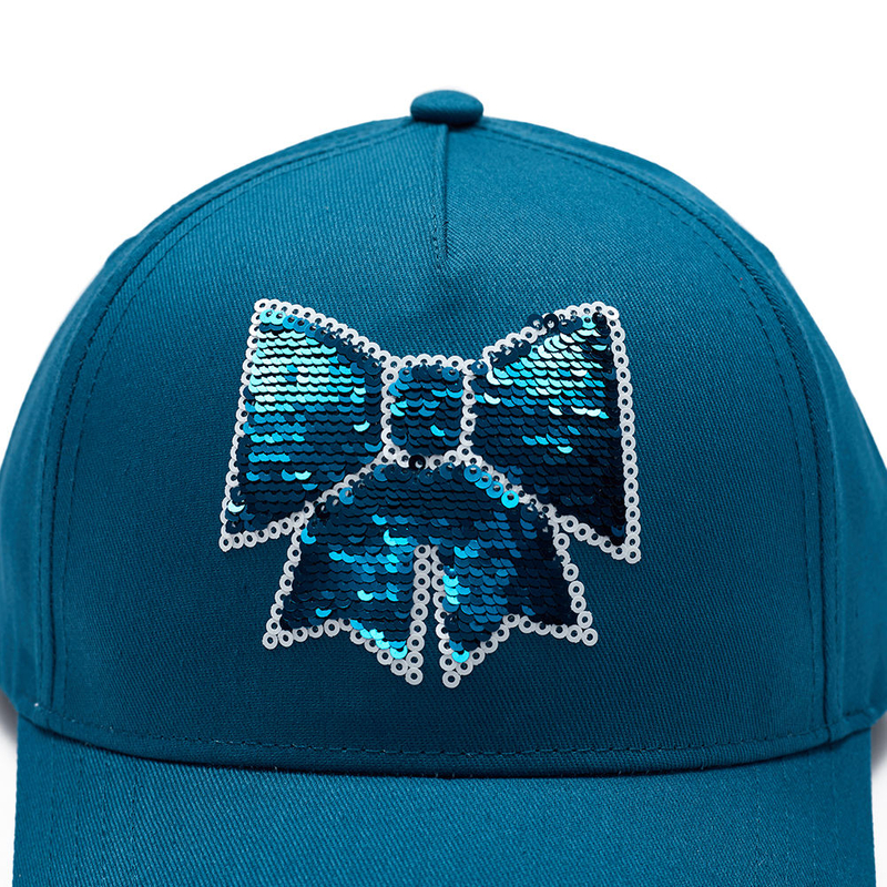 Factory Wholesale Custom Embroidery Bowknot Logo Sequin Sports Baseball Cap Sunscreen Trucker Hat Four Seasons Outdoor Scenes