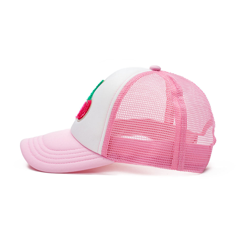 Wholesalers Von European and American Style Dutch Trucker Hat Embroidered Alphabet Baseball Cap With Sunblock Mesh for Golf