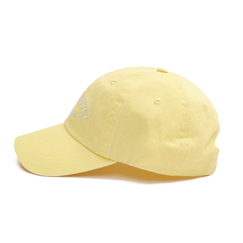 High Quality Solid Color Baseball Dad Hat 6 Panels Faded Duck Cap Adult Children's Blank Washed Cotton Sun Visor Dot Pattern