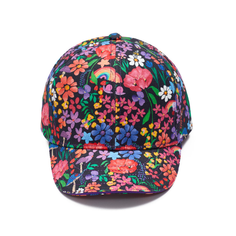 Cute Flower Baseball Hat Floral Hats Fashion Tropical Adjustable Cap for Women Vacation Hiking Cap Floral Casual Baseball Caps