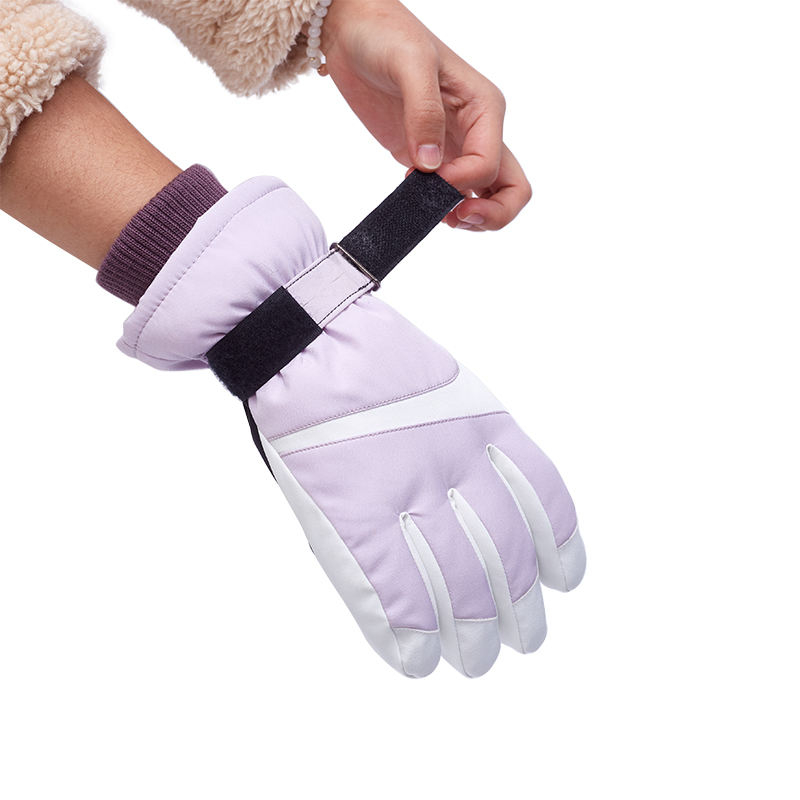 Wholesale Winter Polyester Touch Screen Ski Gloves Full Finger Windproof Waterproof Men Women Daily Use