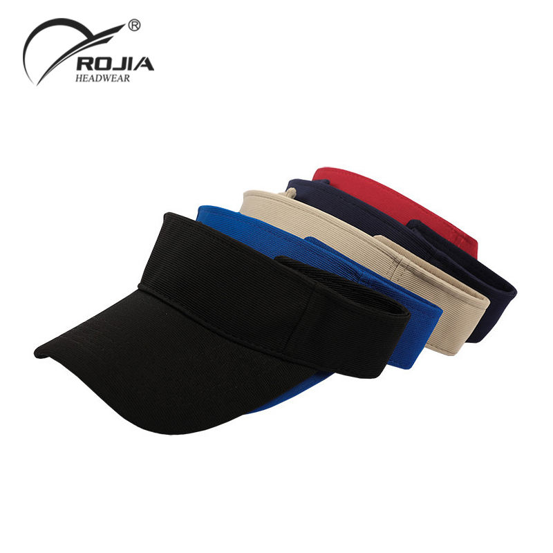 High Quality Empty Top Hat Golf Embroidered Sun Visor