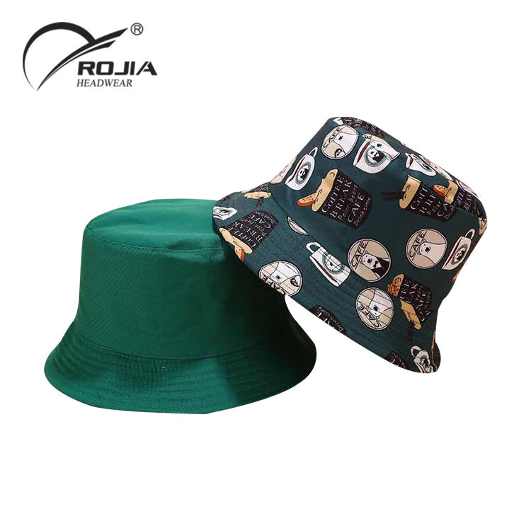 Fashion Custom Printed Plain Bucket Hat Wholesale