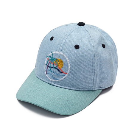 Wholesale Custom Six-panel Dad Hats American Sports Style Curved Brim Washed Cotton Universal Dad Hat