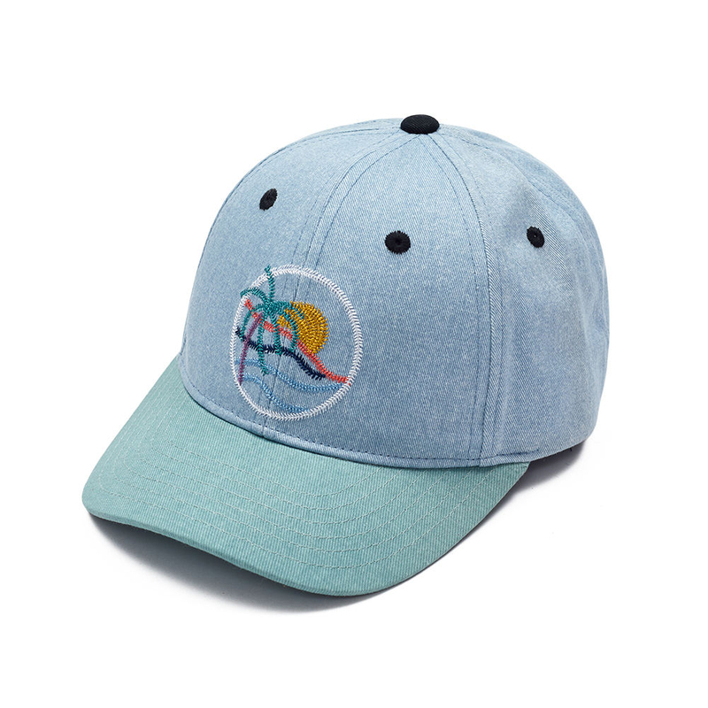 Wholesale Custom Six-panel Dad Hats American Sports Style Curved Brim Washed Cotton Universal Dad Hat