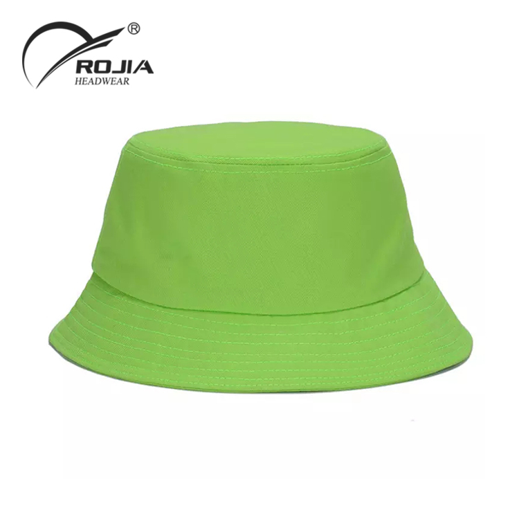 Low MOQ Cheap Bulk Custom Fashion Blank Bucket Hat Cotton Bucket Hat for Adults