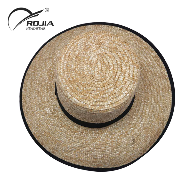 2021 Customise Blank Summer Kids Surf Straw Beach Bucket Hats 