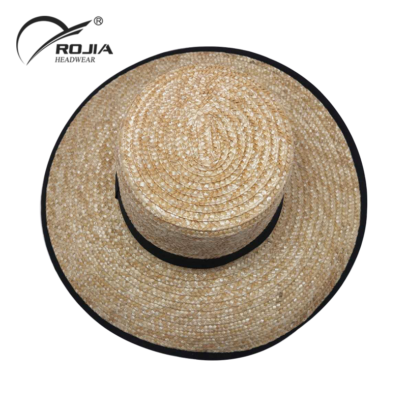2021 Customise Blank Summer Kids Surf Straw Beach Bucket Hats 