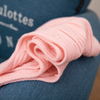 OEM Manufacture Classic Pink Wholesale Winter Sets Plain Children Girls Knitted Fashion Scarf And Hat·set