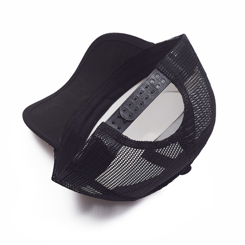 BSCI Wholesale Custom High Quality Oem Embroidery Logo 6 Panel Sport Hat,White Cotton Gorras,Woven Patch Mesh Trendy Trucker Cap