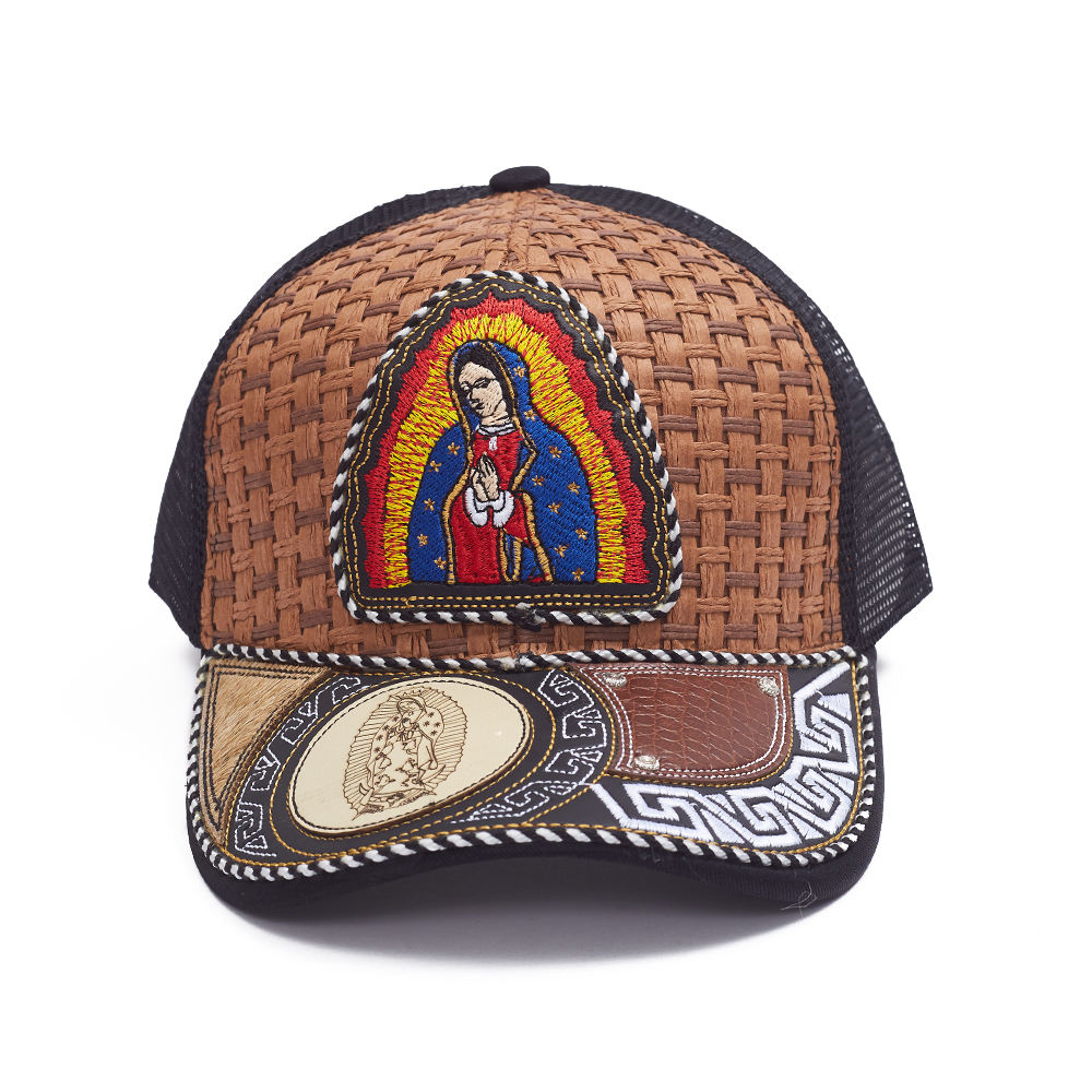 BSCI Wholesale Custom High Quality Oem Embroidery Logo 6 Panel Sport Hat,White Cotton Gorras,Woven Patch Mesh Trendy Trucker Cap