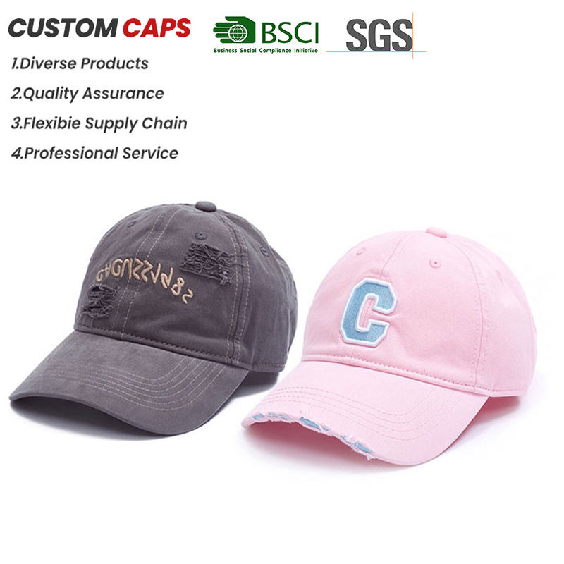 Wholesale High Quality Factory Price Classic Casual Commute Versatile Personalized Premium 100% Cotton Blank Plain Baseball Caps