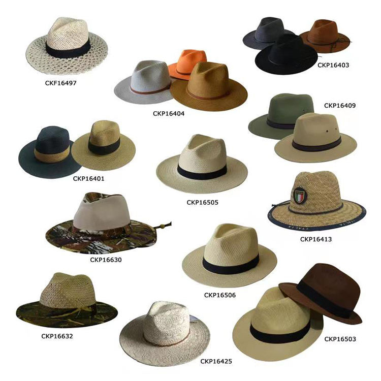 China Hot Selling Custom Straw Hat Beach Straw Hat
