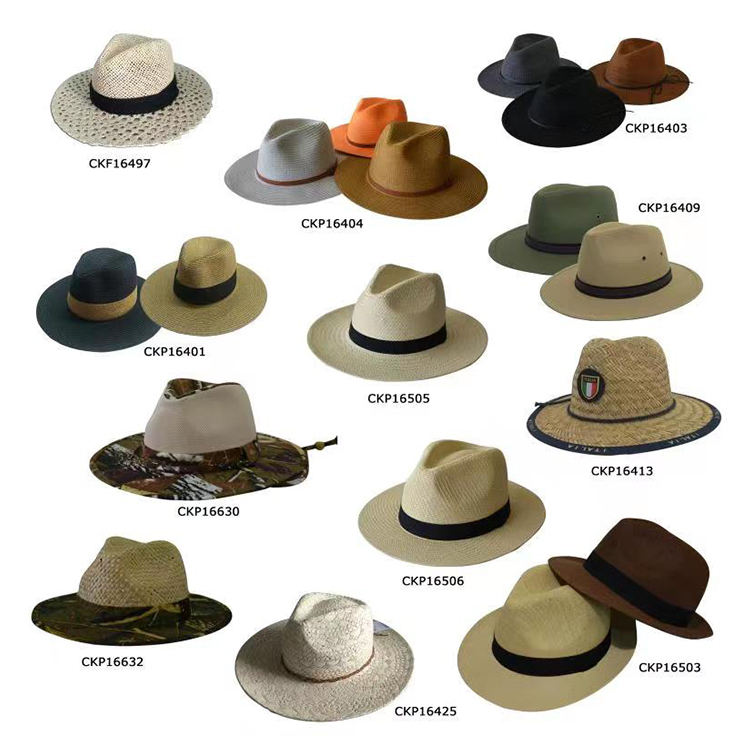 China Hot Selling Custom Straw Hat Beach Straw Hat