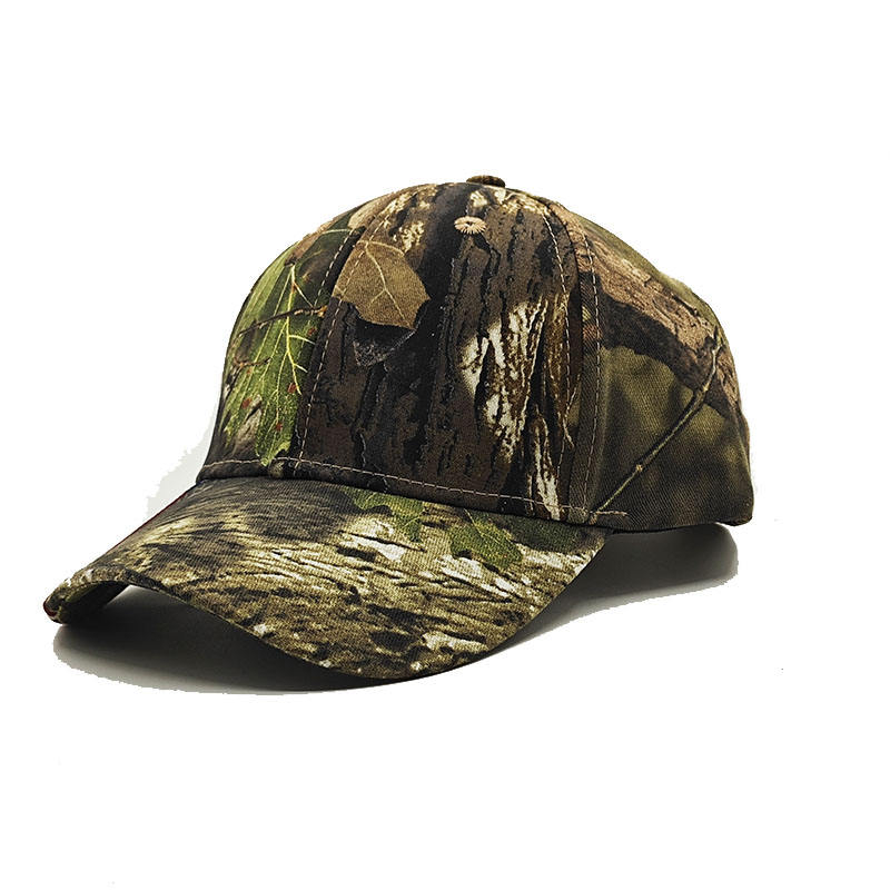 High-end Embroidered Logo Camouflage Cap Flower Quick Drying Sports Caps Flat Brim Hat