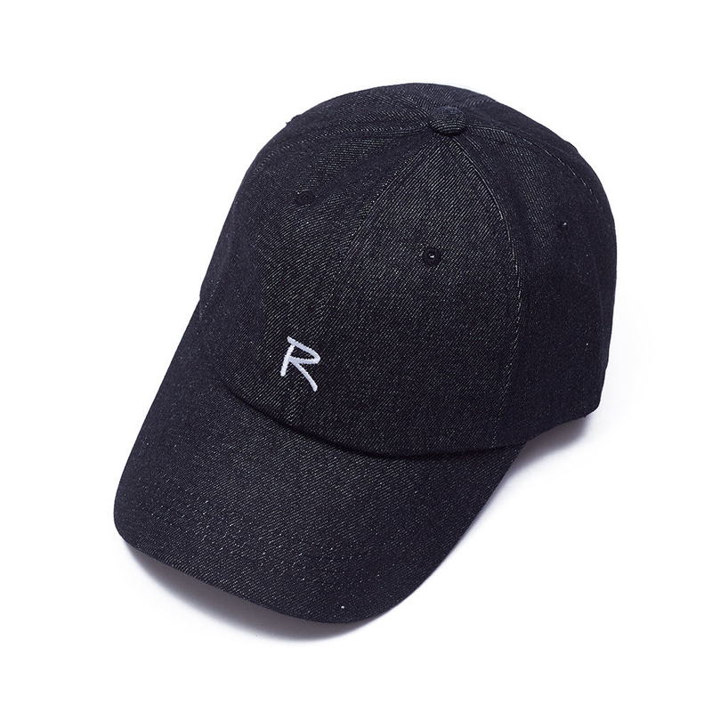 Customised Blue New Blank Plain Curve Brim Cotton Sport Hats 6 Panel Baseball Cap