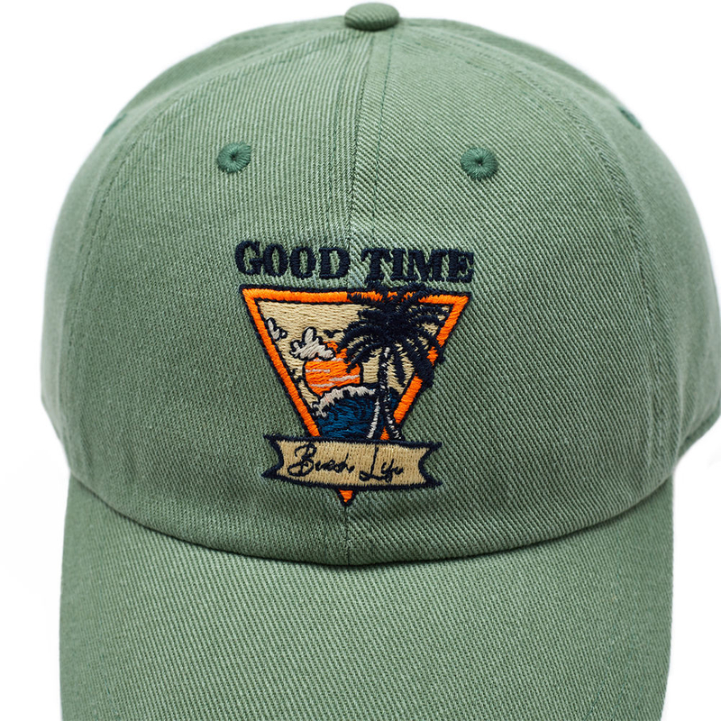 Middle Crown OEM Structured 6 Panel Cap Cotton Sports Baseball Cap Gorras 3D Puff Embroidery Brown Custom Two Tone Color Hat