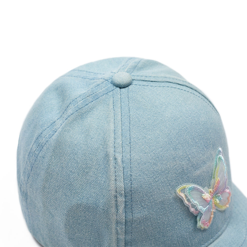 Women Butterfly Patch Baseball Cap Cute Retro Fashion Trendy Butterfly Patch Baseball Cap Outdoor Travel Sports Hat
