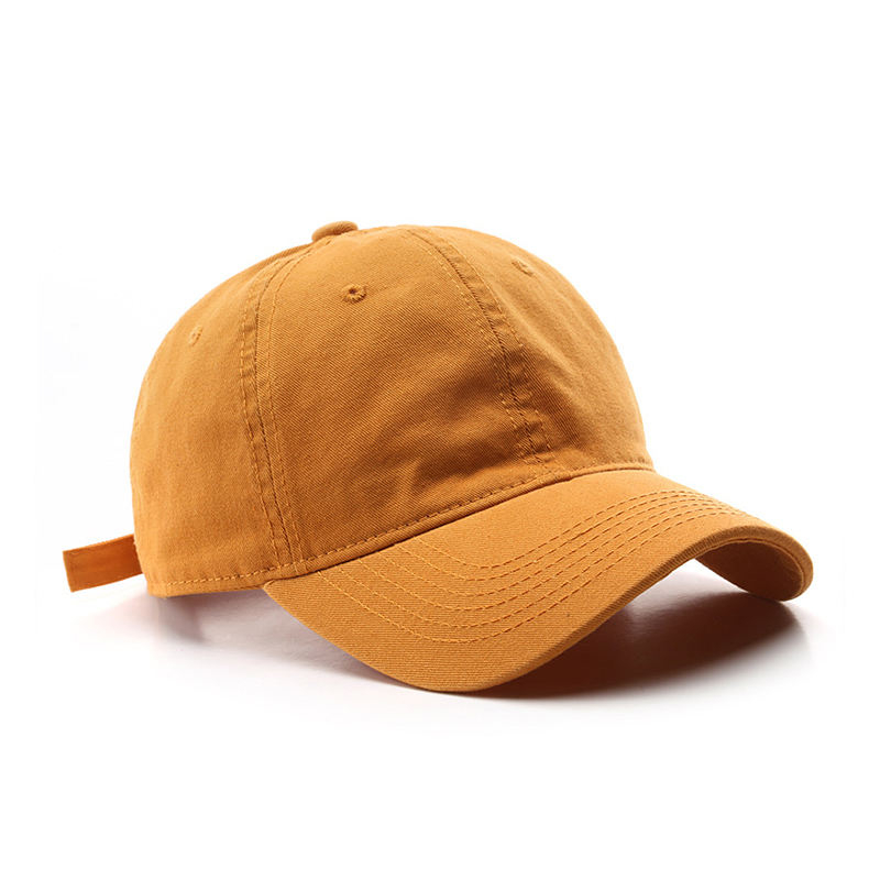 Custom Men's Adjustable 6 Panel Baseball Cap Washed Cotton Women Snapback Outdoor Sports Caps