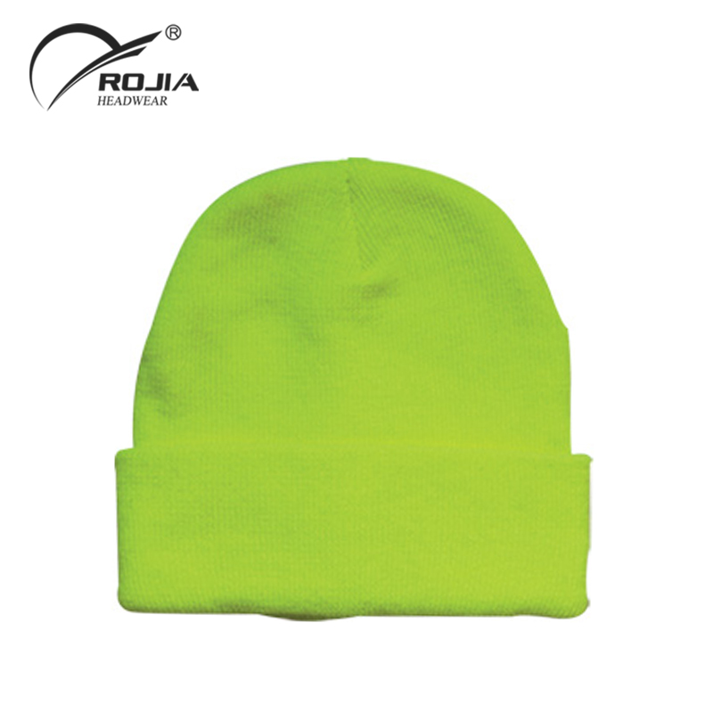 Blank Knitted Woman Embroidery Unisex Beanie Cap Hats Winter Man Beanies with Custom Embroidered Logo