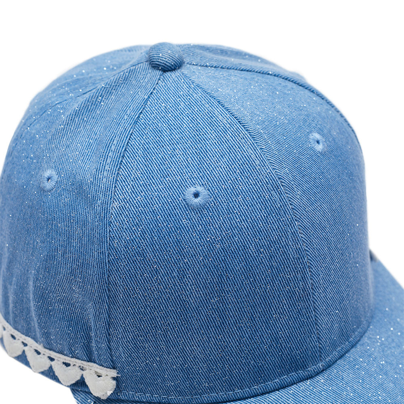 Nice Lade Brim Baseball Caps Love LaceBaseball Cap Hats With Laces