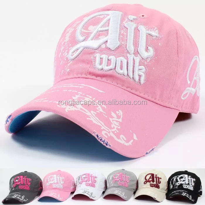 3D Puff Embroidery Special Washed Unique Baseball Cap