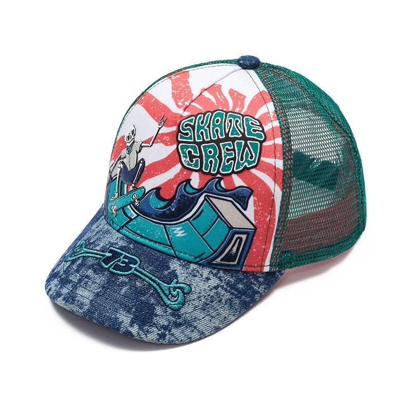 High Quality Custom Printed Logo 100 Polyester Truck Mesh Cap 3d Puff Print 3D Embroidered logo Foam Trucker Hats