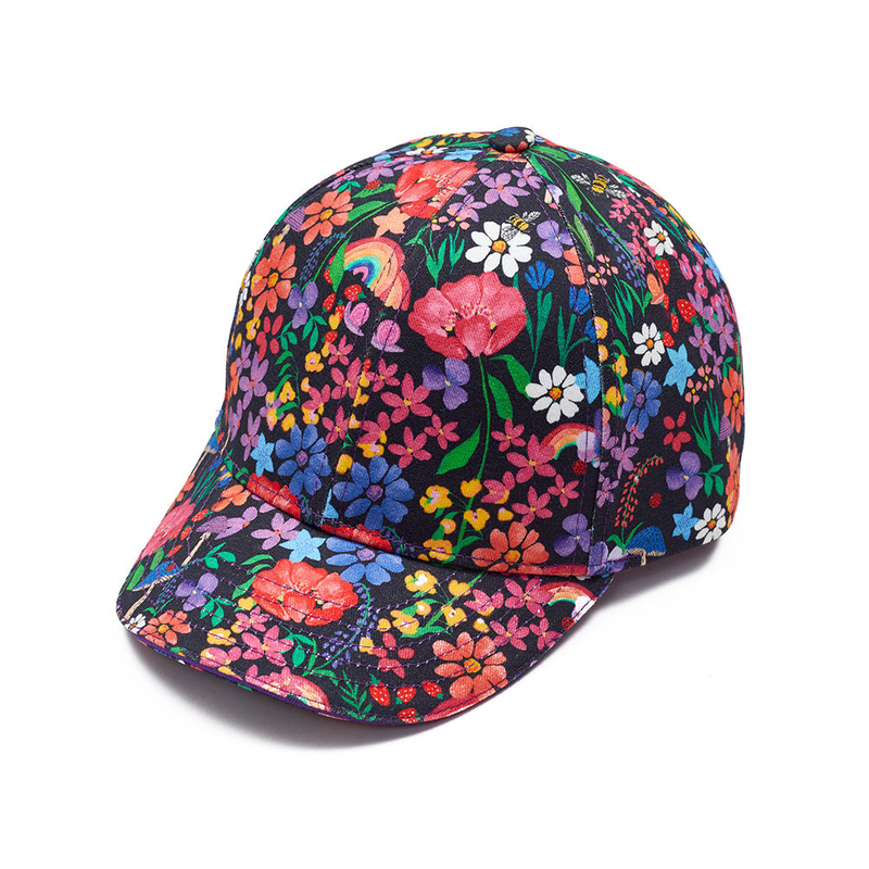 Cute Flower Baseball Hat Floral Hats Fashion Tropical Adjustable Cap for Women Vacation Hiking Cap Floral Casual Baseball Caps