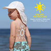Custom Classic Outdoor Logo Summer UPF50+ Protection Sun Cap Kids Bucket Hat With Chin Strap Baby Sunhat