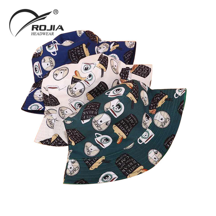 Fashion Custom Printed Plain Bucket Hat Wholesale