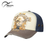 Wholesale 5 Panel Boys Breathable Black Blank Baseball Fitted Cotton Cap Own Logo